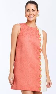 NEW Mestiza Etta Scallop Mini Dress size 12